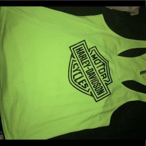 Harley Davidson Racer back tank top
